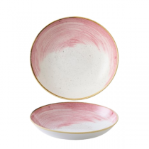 Churchill Stonecast Accents Petal Pink Coupe Bowl 18.2cm