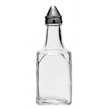 Square Vinegar Bottle with Stainless Steel Lid
