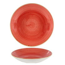 Churchill Stonecast Berry Red Coupe Bowl 24.8cm