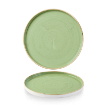 Churchill Stonecast Sage Green Walled Plate 8.25inch / 21cm