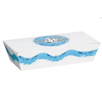 Edenware Disposable White Large Fish and Chip Box With Lid 
