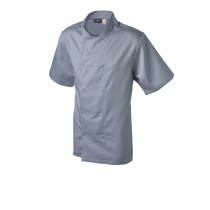 Genware Basic Stud Jacket Short Sleeve Grey
