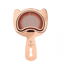 Barfly Fine Mesh Spring Bar Strainer Copper Plated 