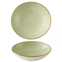 Churchill Stonecast Raw Green Coupe Bowl 24.8cm 