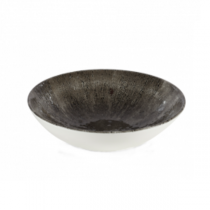 Churchill Studio Prints Stone Quartz Black Coupe Bowl 24.8cm