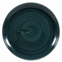 Churchill Stonecast Patina Rustic Teal Coupe Plate 28.8cm 