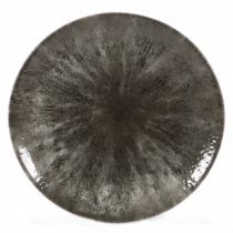Churchill Studio Prints Stone Round Plate Quartz Black 28.8cm 