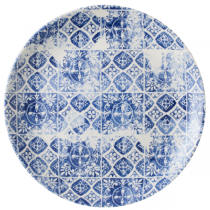 Dudson Makers Porto Blue Coupe Plate 21.7cm 