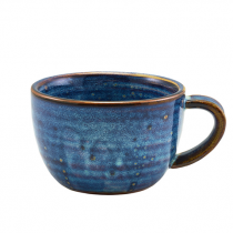 Terra Porcelain Aqua Blue Coffee Cups 28.5cl / 10o