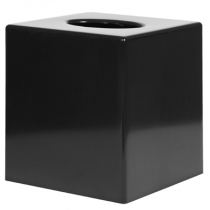Cube Tissue Holder Black