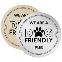 We are a Dog Friendly Pub Sign 