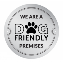 We are a Dog Friendly Premises Exterior Wall Plaque