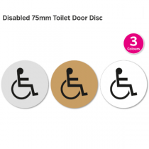 Disabled Symbol Toilet Door Disk 
