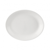 Simply White Oval Plate 9.5 x 7.5" / 24.5 x 19cm 
