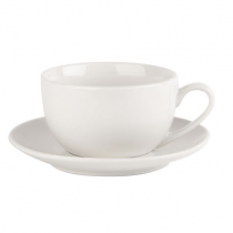 Simply White Bowl Shaped Cappuccino Cup 8oz / 22cl  