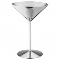 Stainless Steel Martini Glasses 8.5oz / 24cl