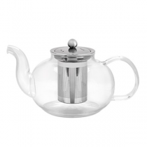 Glass Teapot with Stainless Steel Infuser 1Ltr