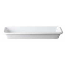 Ceramic White Gastronorm Dish GN 2/4 65mm Deep