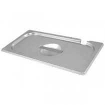 Stainless Steel Gastronorm Notched Pan Lid 1/1