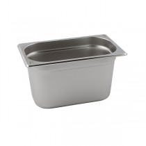Stainless Steel Gastronorm Pan 1/4 - 200mm Deep