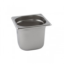 Stainless Steel Gastronorm Pan 1/6 - 150mm Deep 