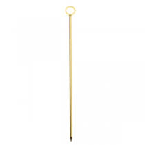 Barfly Circle Top Gold Plated Cocktail Picks 