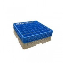 49 Compartment Glass Rack with 2 Extenders