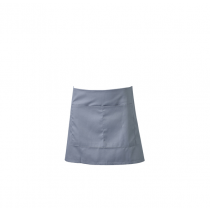 Grey Short Apron W/ Split Pocket 70 x 37cm