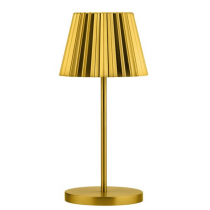 Dominica LED Cordless Lamp 26cm - Brushed Gold