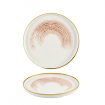 Churchill Studio Prints Homespun Accents Coral Chefs' Walled Plate 8.25inch / 21cm