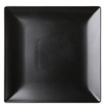 Noir Square Plate 25.5cm 