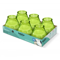 Twilight Lowboy Candles Wax Filled Glass Jar 70 Hour Lime Green