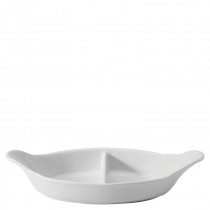 Titan Oval Eared Divided Dish 11inch / 28cm