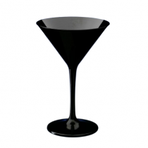 Premium Unbreakable Martini Glasses Black 8oz / 230ml 
