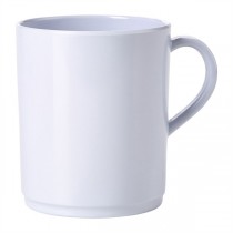 White Melamine Mug 10oz