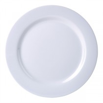 White Melamine Dinner Plate 17.8cm