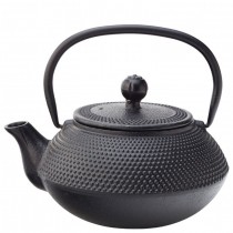 Mandarin Cast Iron Teapot Black with Infuser 67cl / 24oz 