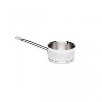Genware Stainless Steel Milk Pan with Pouring Lip 1.1 Litre 