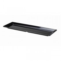 Black Melamine Platter GN 2/4 53 x 17.5cm