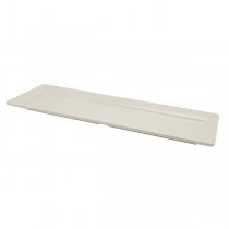 White Melamine Platter G/N 2/4 53 x 17.5cm