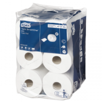 Tork SmartOne Mini Jumbo Toilet Roll 620 Sheets White 