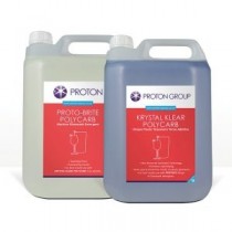 Proton Proto-Brite Polycarb Detergent & Krystal Klear Polycarb Rinse Aid 5ltr