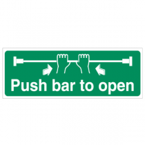 Emergency Escape Push Bar To Open 