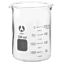 Glass Measuring Beaker 250ml 
