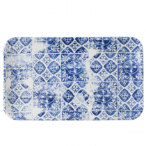 Dudson Makers Porto Blue Organic Rectangle Plate 27 x 16cm 