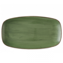 Churchill Stonecast Sorrel Green Oblong Platter 35.5cm 