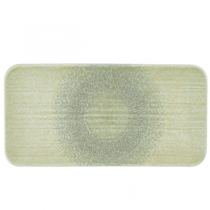 Dudson Harvest Grain Speckled Green Organic Rectangle Plate 34.6 x 15.6cm 