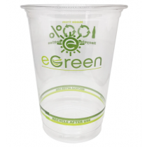 TruGreen Recyclable Printed r-Pet Half Pint to Brim Tumbler CE 10oz / 284ml 