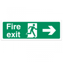 Fire Exit Sign Right Arrow 