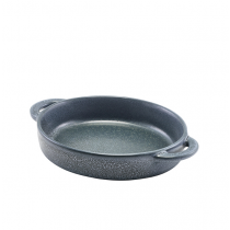 Forge Graphite Stoneware Round Dish 14.5 x 13 x 3cm